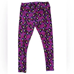 Lularoe Disney Lion King Scar Leggings Pants Size Tall And Curvy Villain Rare